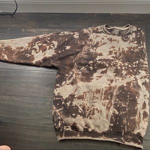 BRAND NEW Bleach Dyed Crewneck